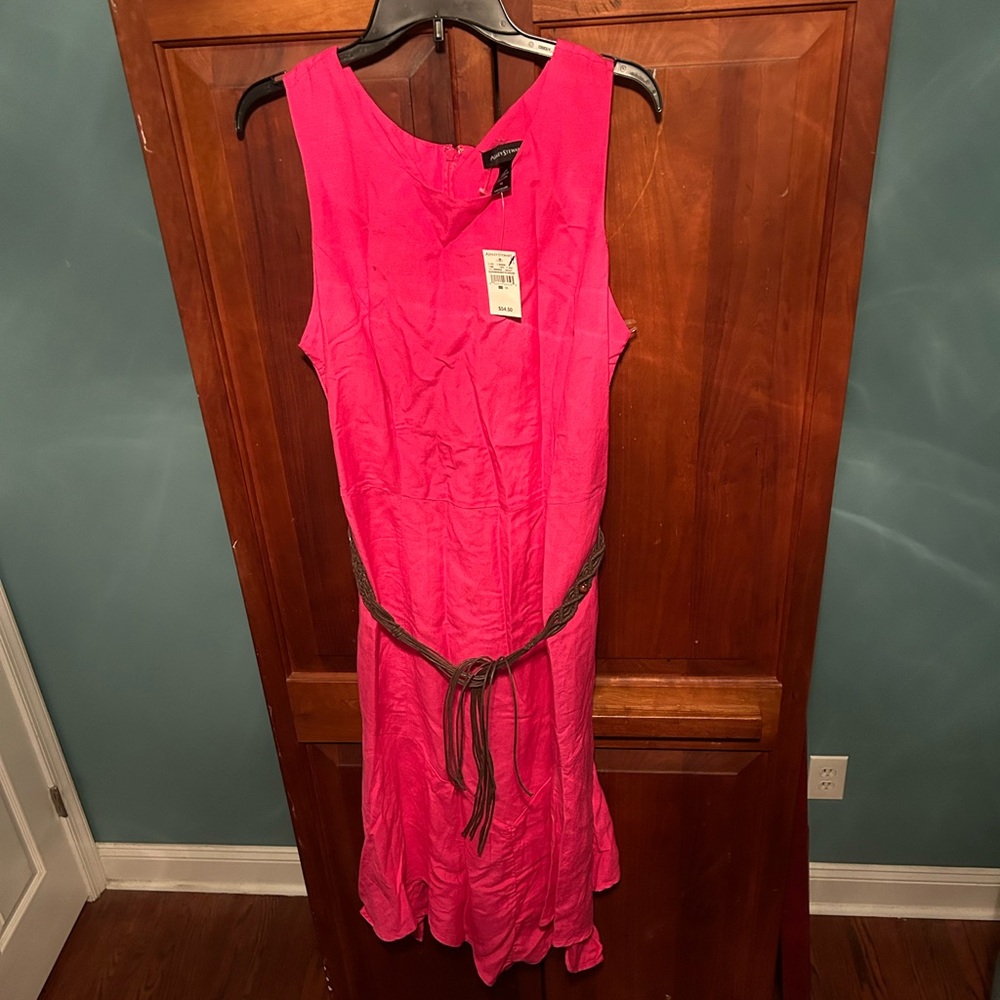 NWT Ashley Stewart swing dress with belt